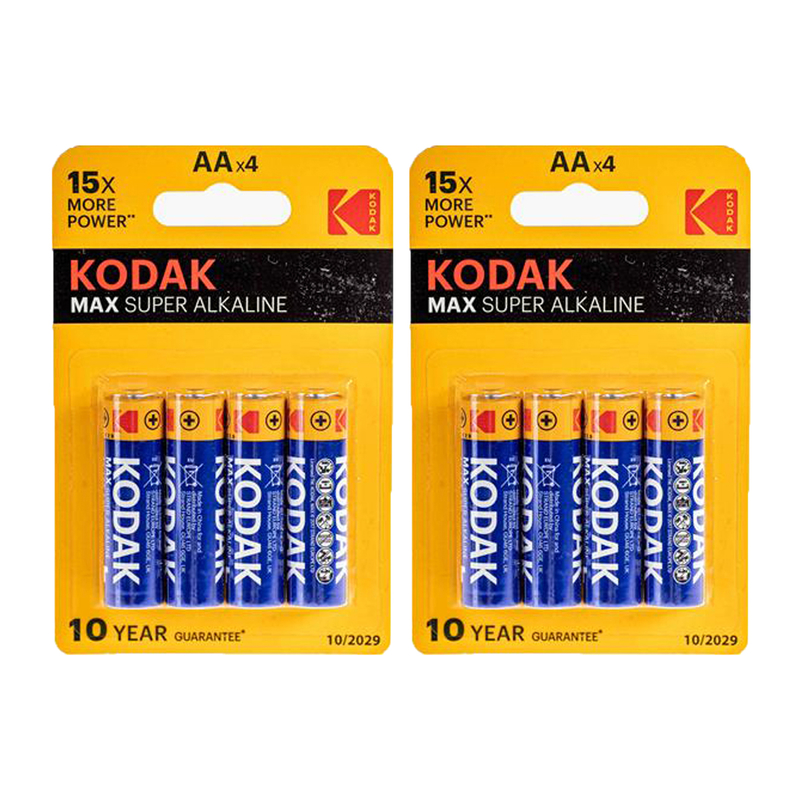Baterie do fotopułapki, zestaw 8 szt. Kodak Max AA