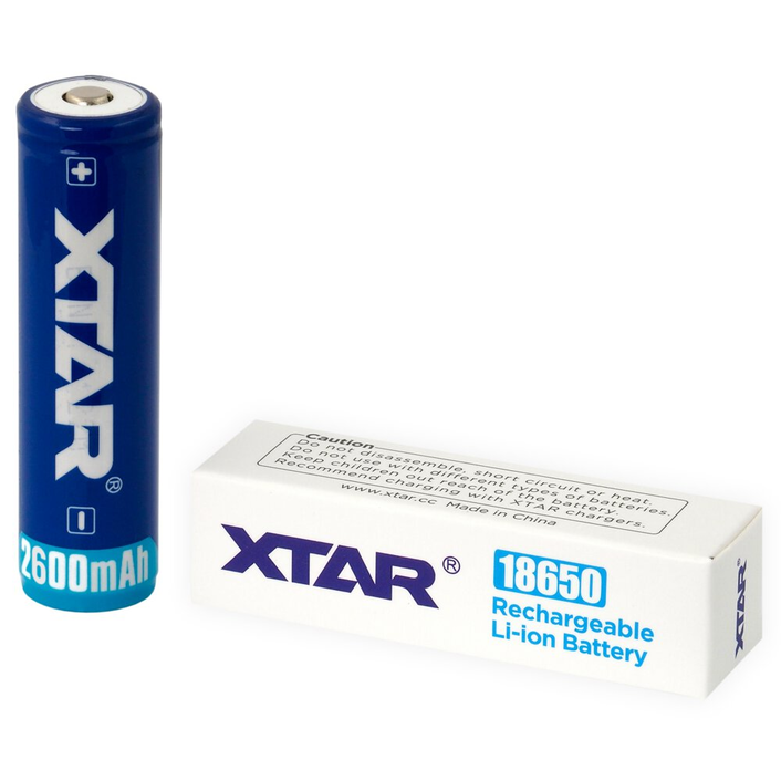 Akumulator Xtar 18650 3,7V Li-ion 2600 mAh z zabezpieczeniem 1