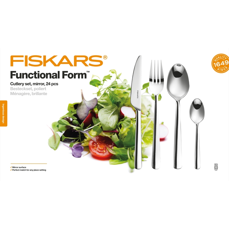 Zestaw sztućców FISKARS Functional Form, 24 szt.