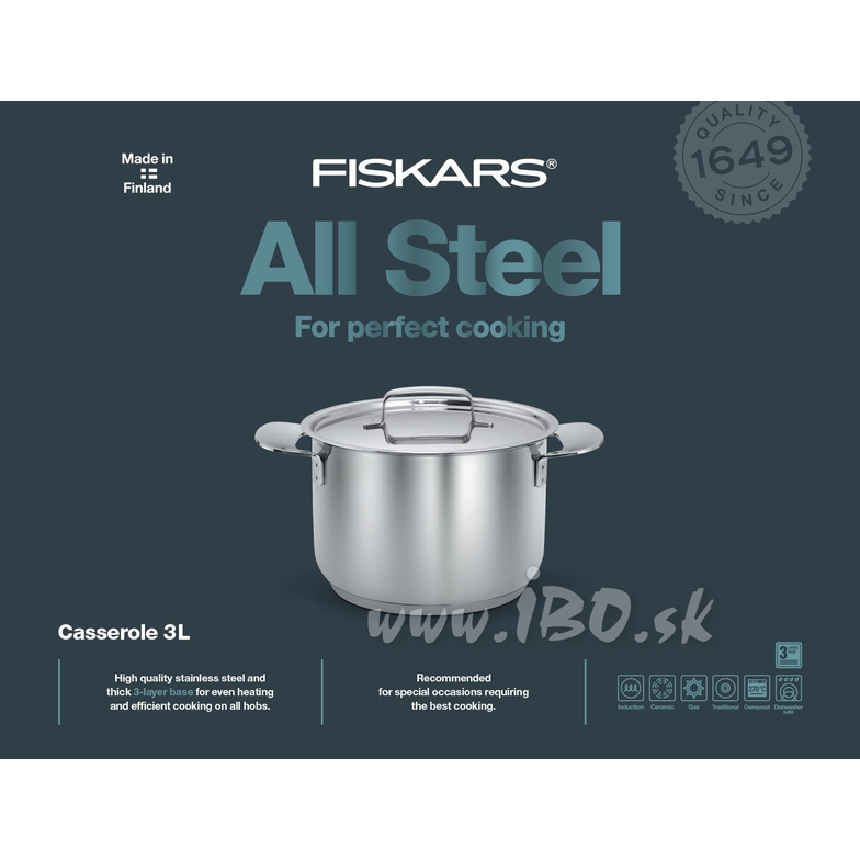 Rondel FISKARS All Steel, 1,5l 1