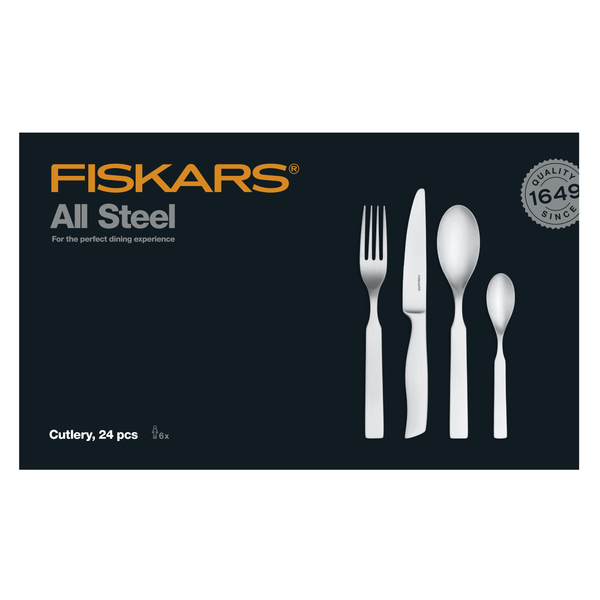 Zestaw sztućców FISKARS All Steel, 24 szt.