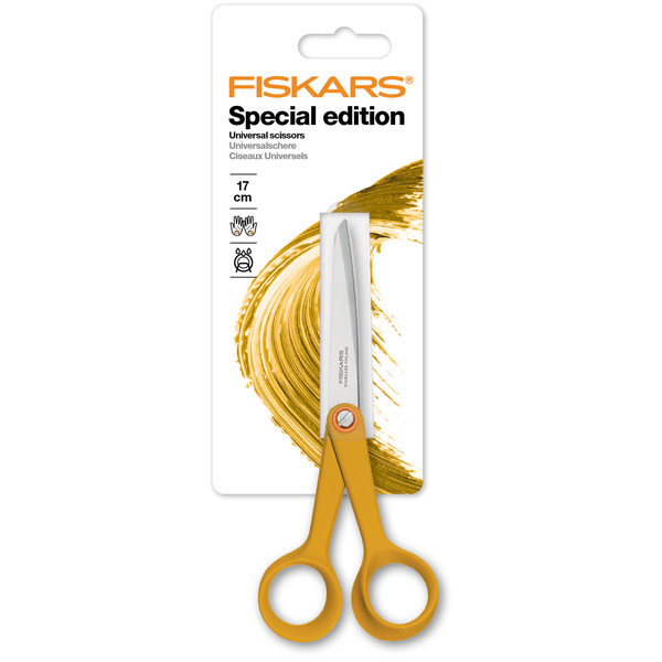 Uniwersalne nożyczki FISKARS Inspiration Saffron, 17 cm 1