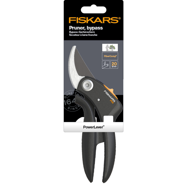 Sekator dźwigniowy, nożycowy FISKARS PowerLever P56 1
