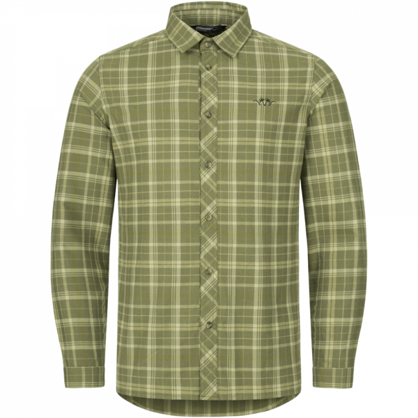 Koszula męska Blaser HunTec TF Shirt 21 Olive-Beige długi rękaw