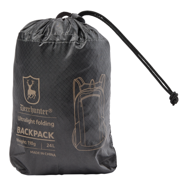 Składany plecak Deerhunter czarny – 24 litry 2