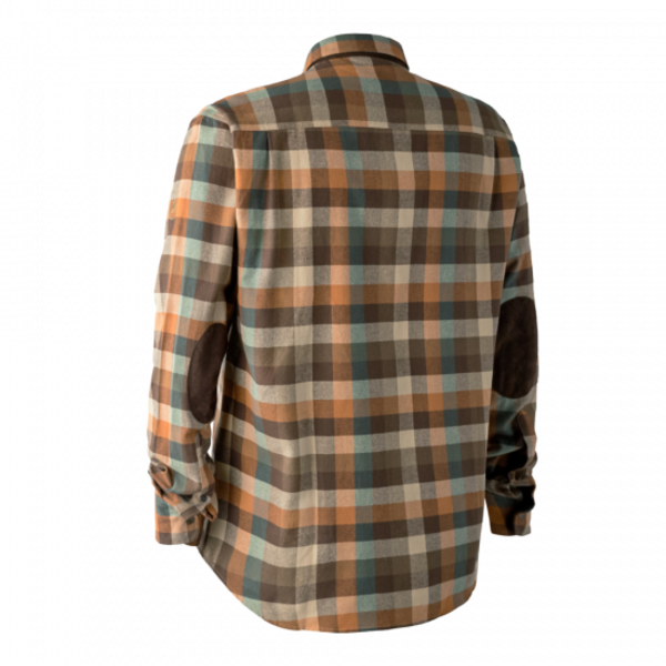 Męska koszula myśliwska Deerhuter James - Brown Check 1