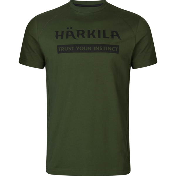Dwupak koszulek męskich Härkila Logo Duffel Green / Phantom