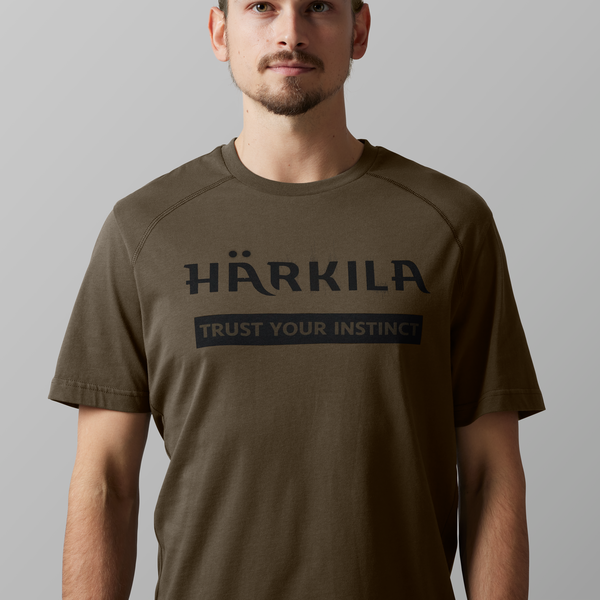 Podwójne opakowanie koszulek Härkila Logo - Willow Green/Black 7