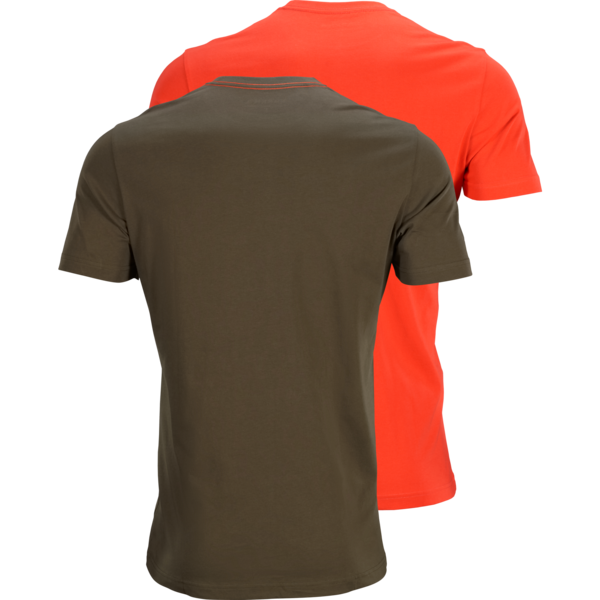 Podwójne opakowanie koszulek Härkila Wildboar Pro S/S – zielonobrązowa, pomarańczowa - limitowana edycja 1