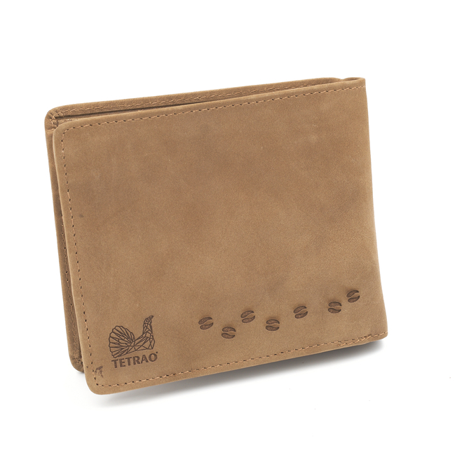 Skórzany portfel poziomy TETRAO muflon 1