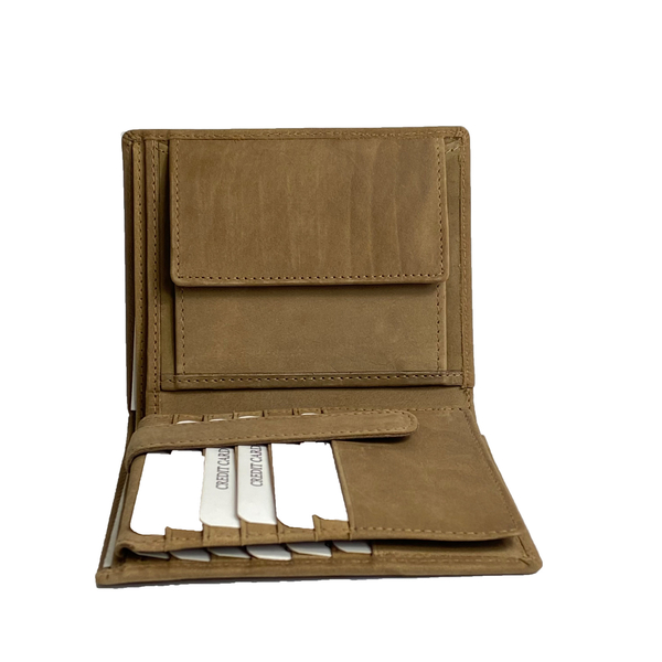 Skórzany portfel pionowy TETRAO muflon 2