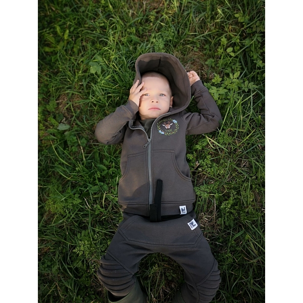Dziecięca bluza myśliwska na zamek TETRAO cienka 2