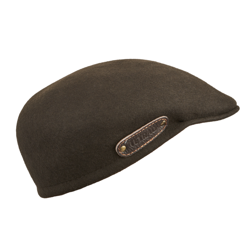 Kaszkiet myśliwski flat cap TETRAO brązowy