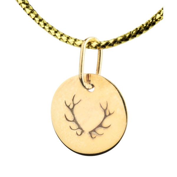 Złoty medalion TETRAO jeleń