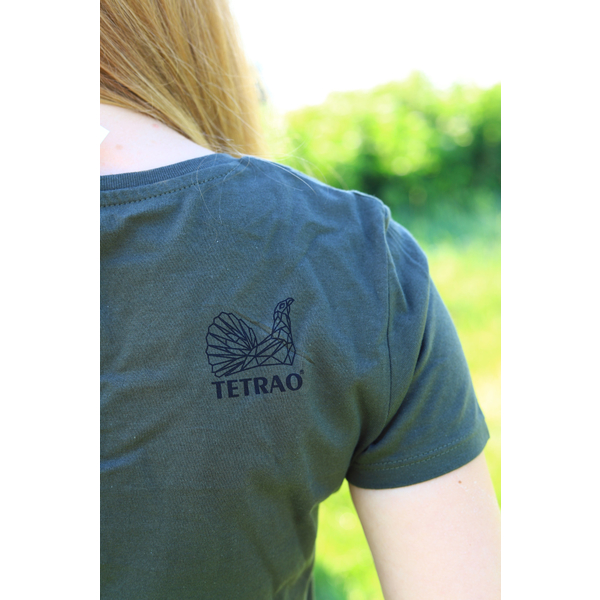 Damska koszulka myśliwska TETRAO daniel mały - zielona 5