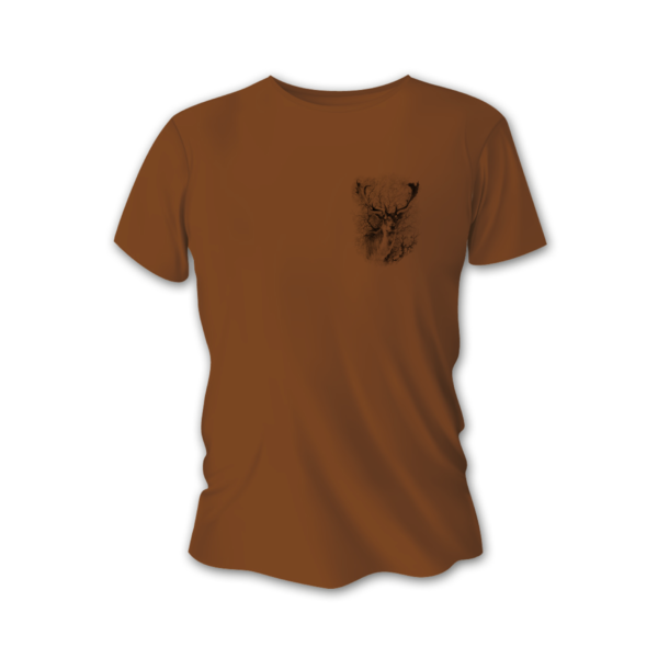 Męska koszulka myśliwska TETRAO daniel mały - brązowa