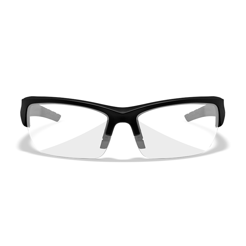 Okulary Wiley X Valor smoke grey/clear lens, matte black frame 1