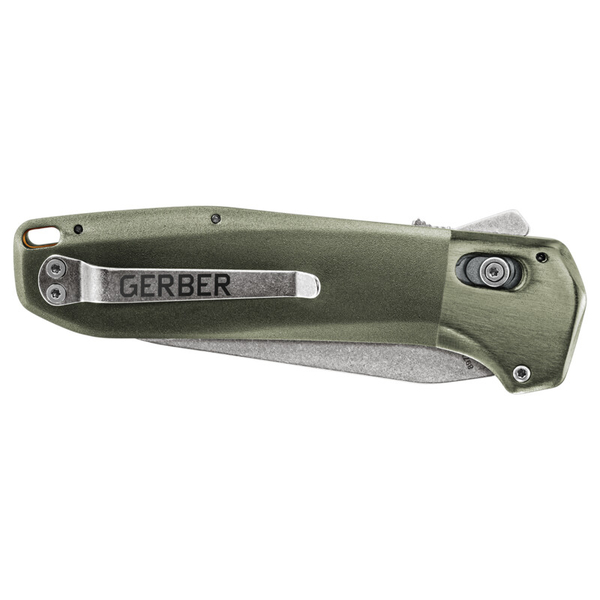 Nóż taktyczny Gerber Highbrow Compact - Flat Sage, Plain Edge Green 2