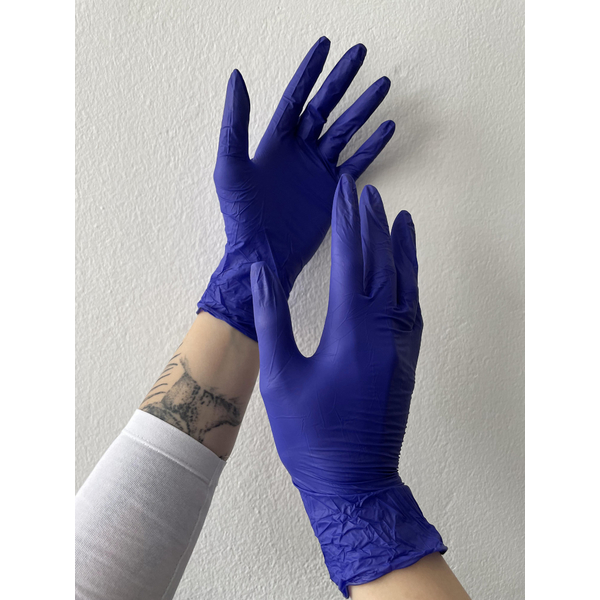 Jednorazowe rękawice nitrylowe (100 szt)  1