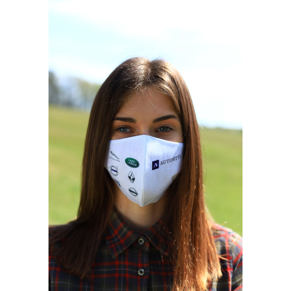 TETRAO bawełniana maska ochronna na twarz z własnym motywem graficznym 1 szt.