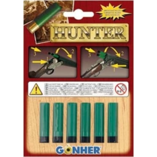 Zabawkowe naboje zapasowe do broni łowieckiej Gonher Hunter 