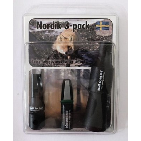 Zestaw wabików Nordik Predator 3-pack na popularne drapieżniki 1