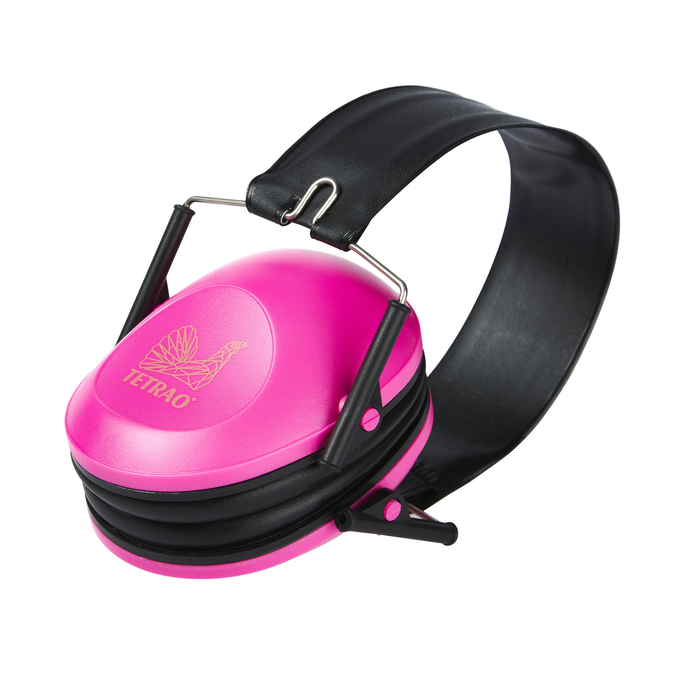 Strzeleckie słuchawki ochronne TETRAO - pink edition