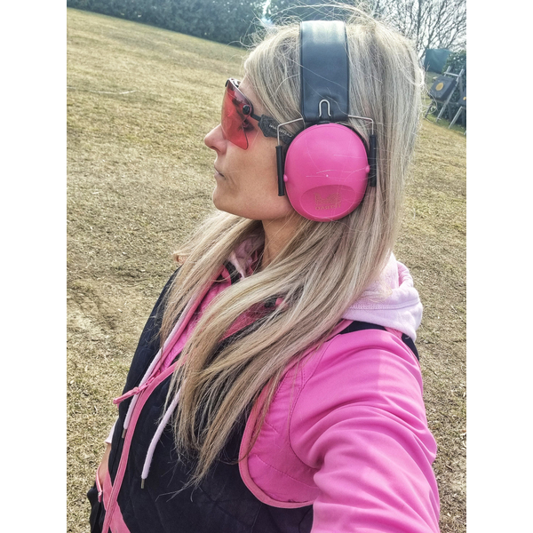 Strzeleckie słuchawki ochronne TETRAO - pink edition 6