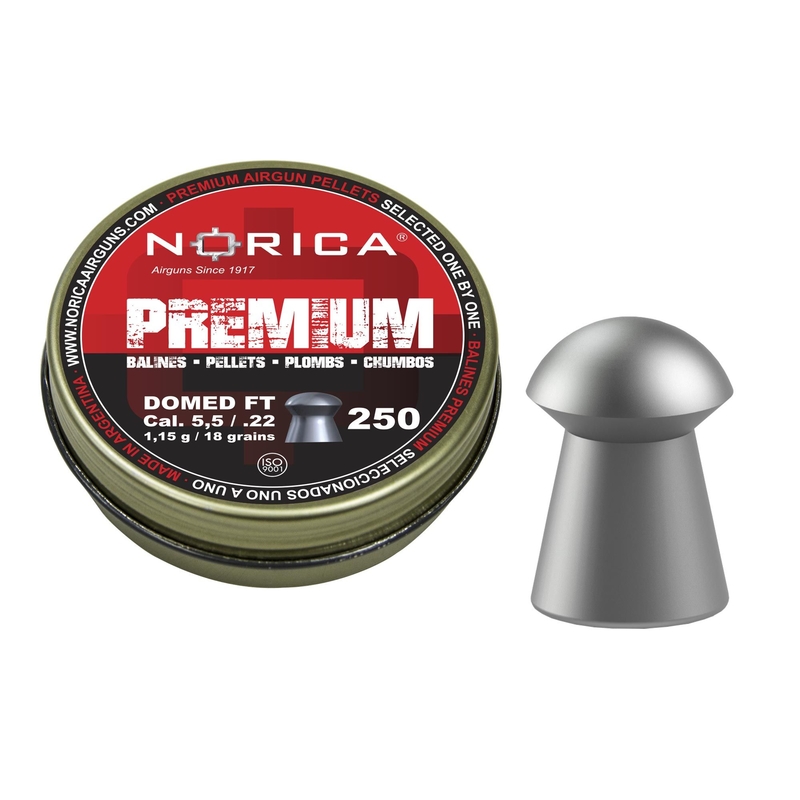 Śrut NORICA Premium Domed 5,5 mm 250szt