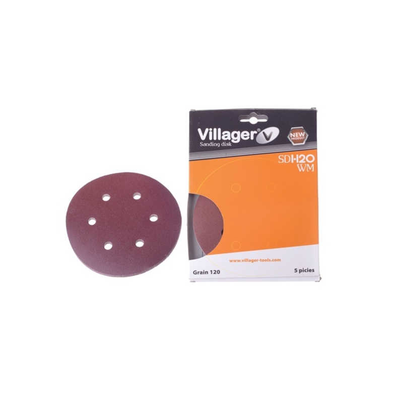 Papier ścierny okrągły VILLAGER SD1-60WM 5/1 do VLN 385