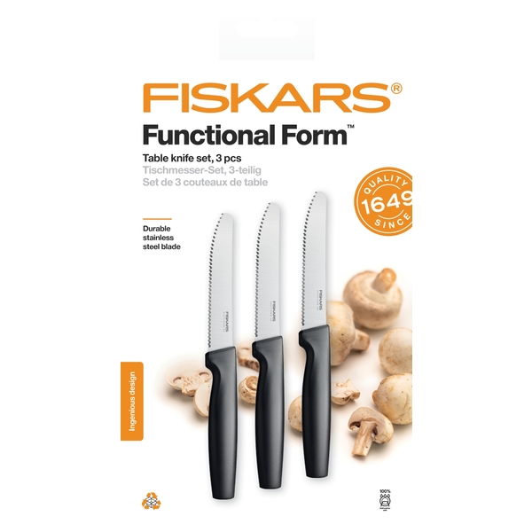 Zestaw 3 noży śniadaniowyh FISKARS Functional Form 2