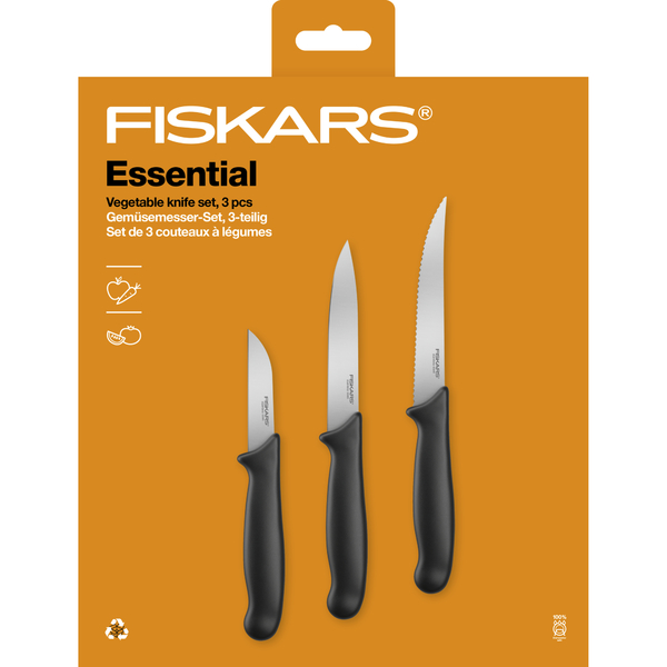 Zestaw noży do warzyw FISKARS Essential 1