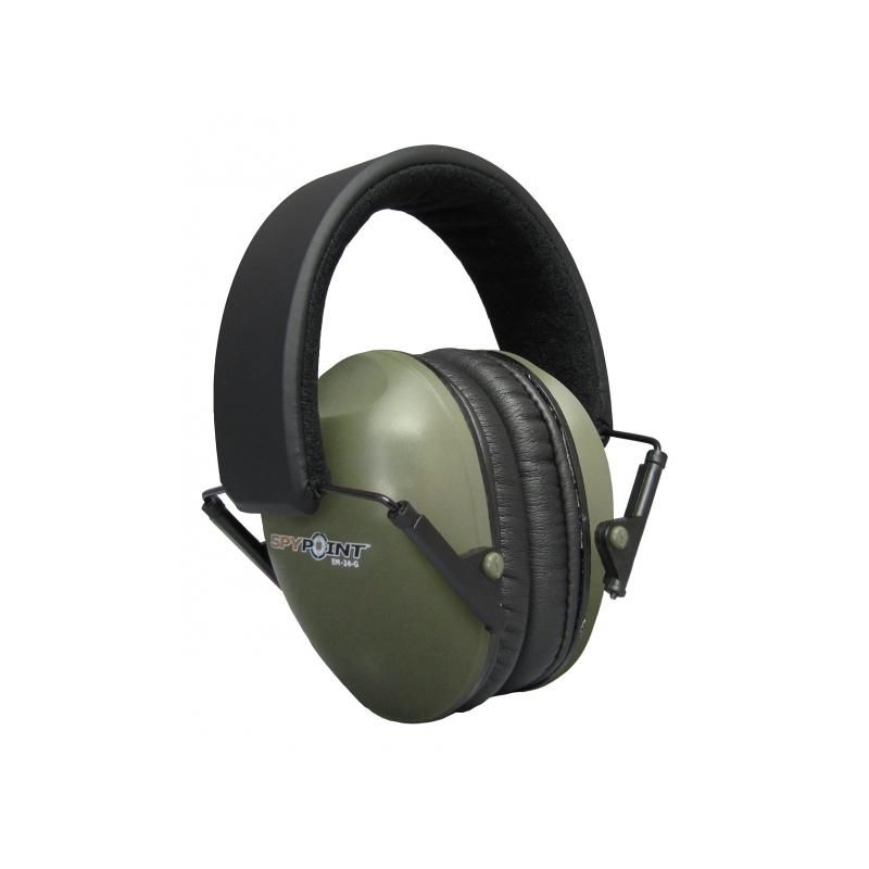 Słuchawki strzeleckie ochronne Spy Point EM4-24 zielone