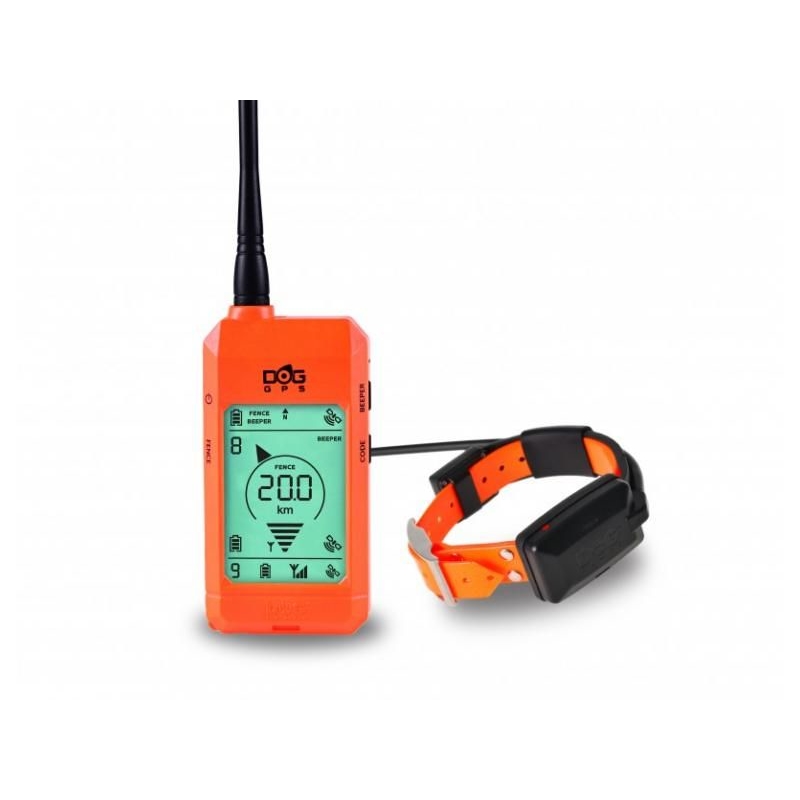 Satelitarny GPS lokalizator Dogtrace DOG GPS X23 zestaw dla trzech psów - pomarańczowy