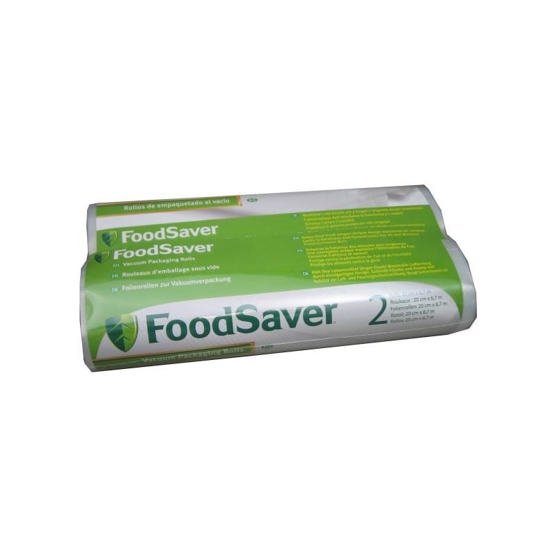 Folia FoodSaver do próżniowego pakowania żywności 2x rolka 6,7m x 20 
